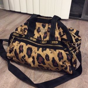LeSportsac x Joyrich large weekend bag leopard
